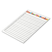 Geschenk LIst Notizblock (angewinkelt)