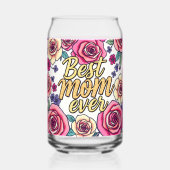 Geschenk Luxus Floral Modern Collection Dosenglas (Rückseite)