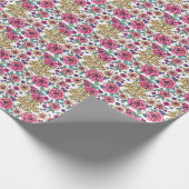 Geschenk Luxus Floral Modern Collection Geschenkpapier (Ecke)