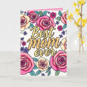 Geschenk Luxus Floral Modern Collection Karte (Gelbe Blume)