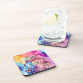 Geschenk Luxus Floral Trendy Collection Getränkeuntersetzer (Rechte Seite)