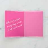 Geschenk Luxus Floral Trendy Collection Karte (Innenseite)