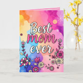 Geschenk Luxus Floral Trendy Collection Karte (Gelbe Blume)