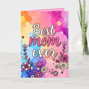 Geschenk Luxus Floral Trendy Collection Karte