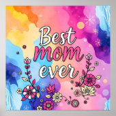 Geschenk Luxus Floral Trendy Collection Poster (Vorne)