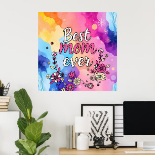 Geschenk Luxus Floral Trendy Collection Poster