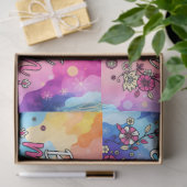 Geschenk Luxus Floral Trendy Collection Seidenpapier (Geschenk)