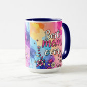 Geschenk Luxus Floral Trendy Collection Tasse (VorderseiteRechts)