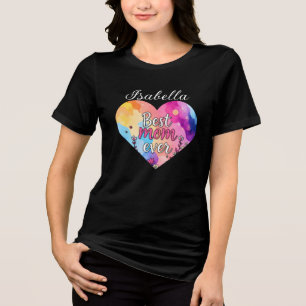 Geschenk Luxus Floral Trendy Collection Tri-Blend Shirt