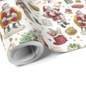 Geschenk Magische Weihnachtswrapping Papier Geschenkpapier (Rolleneckpunkt)