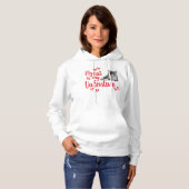 Geschenk "Meine Katze ist mein Valentin" für Fraue Hoodie (Vorne ganz)