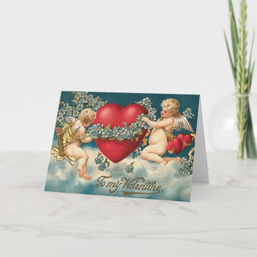Geschenk meines Herzens Feiertagskarte (Vorderseite)
