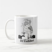 Geschenk mit dem Namen eines Arztes - Mann in Band Kaffeetasse (Links)