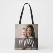 Geschenk mit Foto für die neue Mama Tasche (Vorderseite)