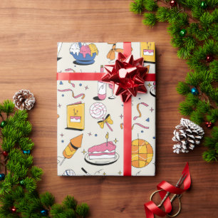 Geschenk mit Liebe eingewickelt Geschenkpapier