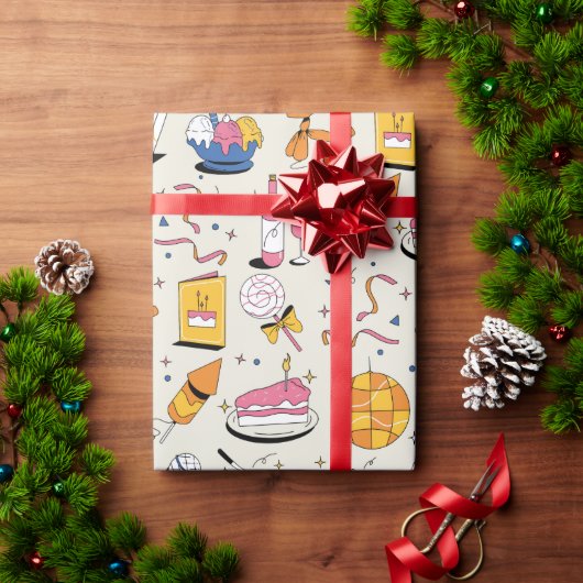 Geschenk mit Liebe eingewickelt Geschenkpapier (Feiertagsgeschenk)