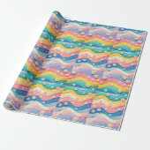 Geschenk mit Liebe eingewickelt Geschenkpapier (Ungerollt)