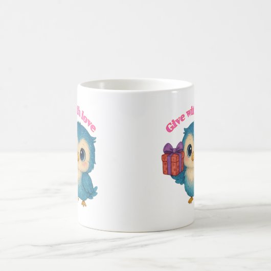 Geschenk mit Liebe - Niedliche Schale mit Gegenwar Kaffeetasse (Mittel)