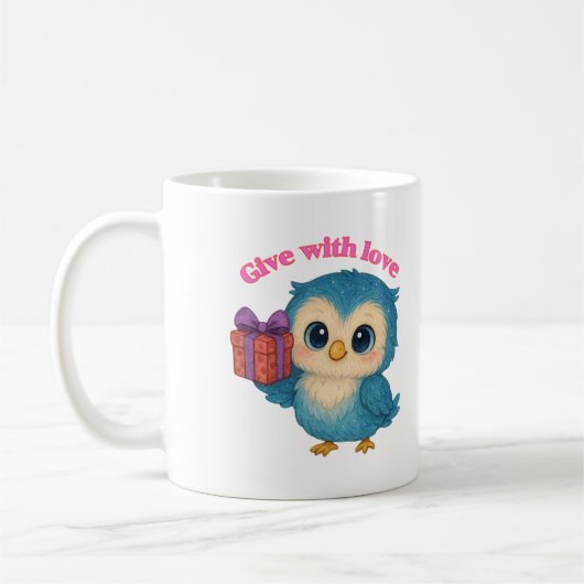 Geschenk mit Liebe - Niedliche Schale mit Gegenwar Kaffeetasse (Links)