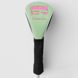 Geschenk mit Namen für Schüler der Krankenpflege S Golf Headcover