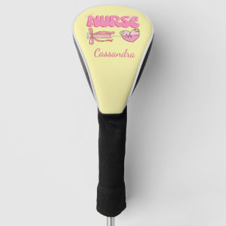 Geschenk mit Namen für Schüler der Krankenpflege S Golf Headcover