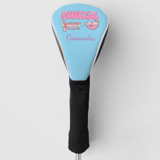 Geschenk mit Namen für Schüler der Krankenpflege S Golf Headcover