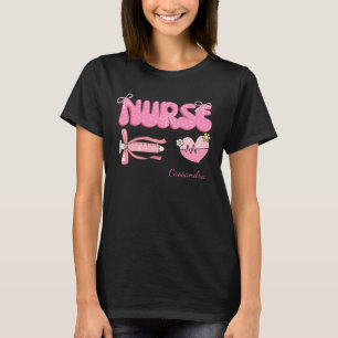 Geschenk mit Namen für Schüler der Krankenpflege S T-Shirt