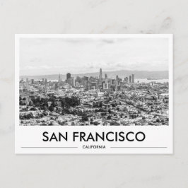 Geschenk mit San Francisco-Skyline zum Abschied Postkarte