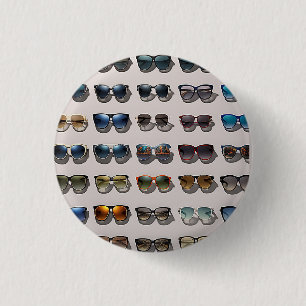 Geschenk mit Sonnenbrillenthema Button