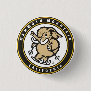 Geschenk mit Vintage-Mammoth-Mountain-Skigebiet-Be Button