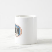 Geschenk mit Vintage-Mammoth-Mountain-Skigebiet-Be Kaffeetasse (Mittel)