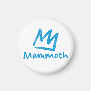 Geschenk mit Vintage-Mammoth-Mountain-Skigebiet-Be Magnet
