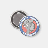 Geschenk mit Vintage-Mammoth-Mountain-Skigebiet-Be Magnet (Vorderseite/Rückseite)