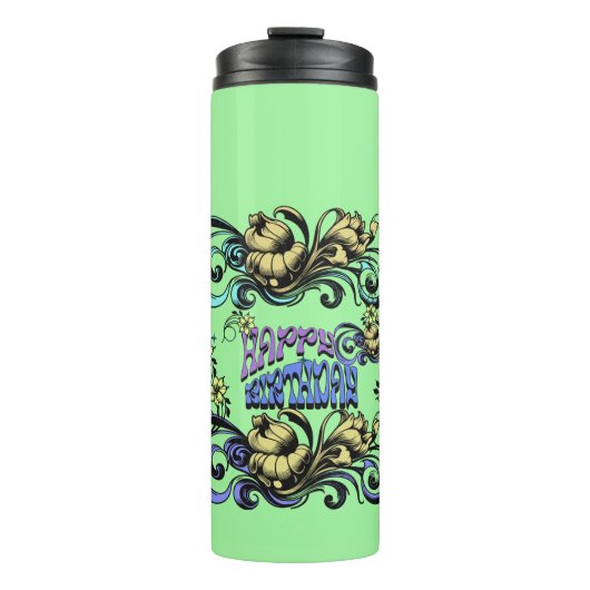 GESCHENK MUTTER VATER, GEBURTSTAG FRAU EHEMANN FRE THERMOSBECHER (Vorderseite)
