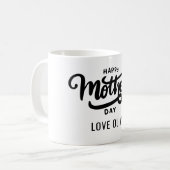 Geschenk Muttertag Kaffeetasse (Vorderseite Links)