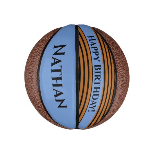 Geschenk nach Maß! Fun Birthday Basketball (Vertikal)