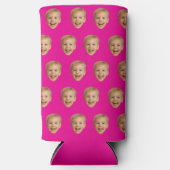 Geschenk nach Maß, Personalisiertes Gesicht, Foto, Selters Dosenkühler (Vorderseite)