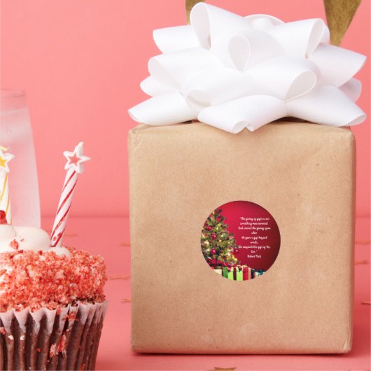 Geschenk nicht erfunden von einem Menschen Gott ge Runder Aufkleber (Party)