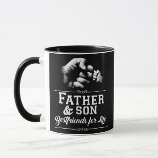 Geschenk Niedliche Vater Sohn Freunde Fist Bump Va Tasse