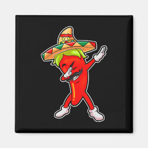 Geschenk Niedlichen Chili Dabbing Pfeffer Mexican Magnet