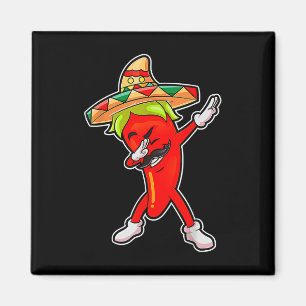 Geschenk Niedlichen Chili Dabbing Pfeffer Mexican Magnet