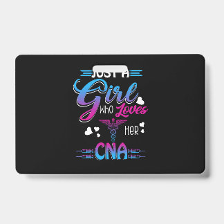 Geschenk| Nur ein Mädchen, das ihr CNA Ausweis