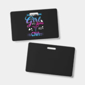 Geschenk| Nur ein Mädchen, das ihr CNA  Ausweis (Vorder- & Rückseite)