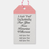 Geschenk oder Geschäft Geschenkanhänger (Rückseite)