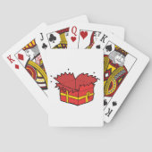 Geschenk öffnen spielkarten (Rückseite)