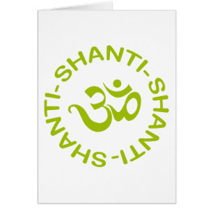 Geschenk OM Shanti Shanti Shanti