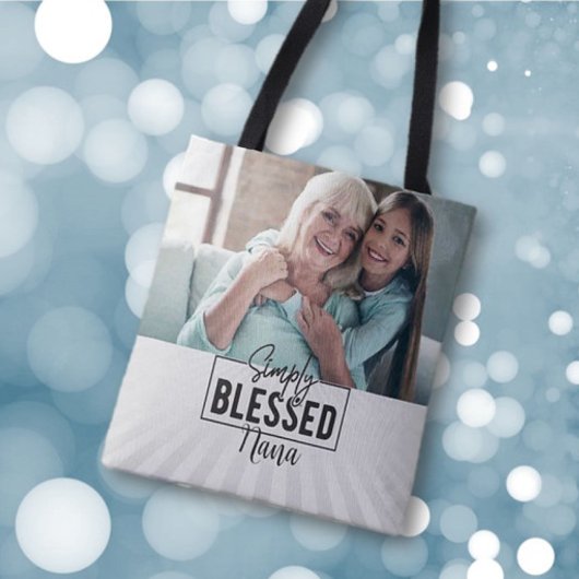 Geschenk! Personalisierte "einfach gesegnete" Glau Tasche