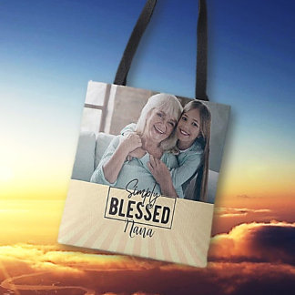 Geschenk! Personalisierter "Einfach gesegnet" Glau Tasche