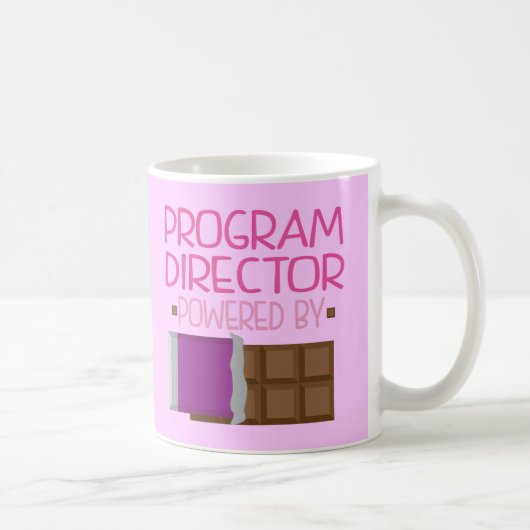 Geschenk Programm-Direktorn-Schokolade für sie Kaffeetasse (Rechts)