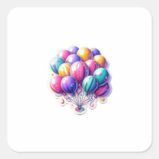 GESCHENK QUADRATISCHER AUFKLEBER